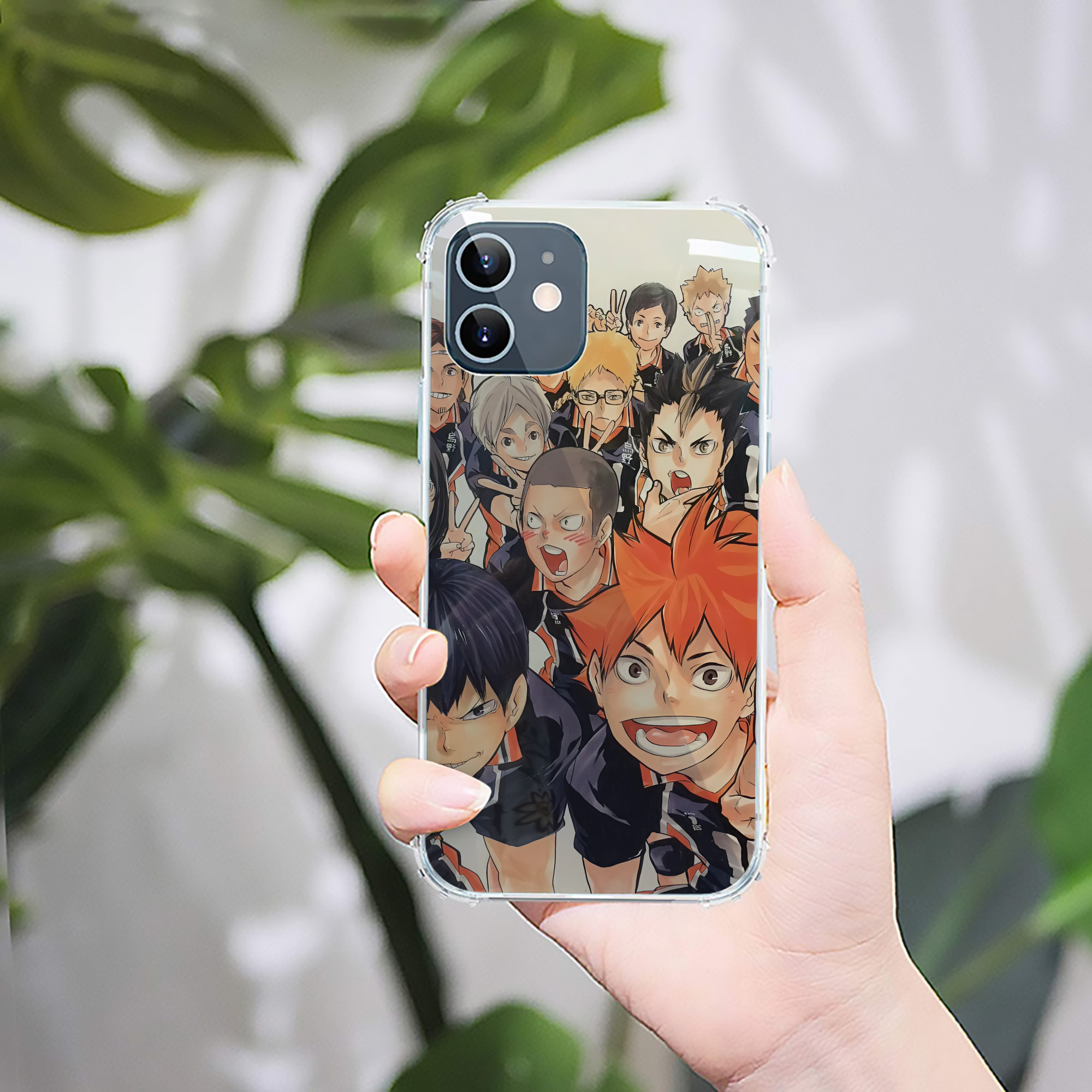 （画像用） ハイキュー!! Haikyu!! 【iPhone 12シリーズ対応】透明スマホケース（クリアソフトケース）